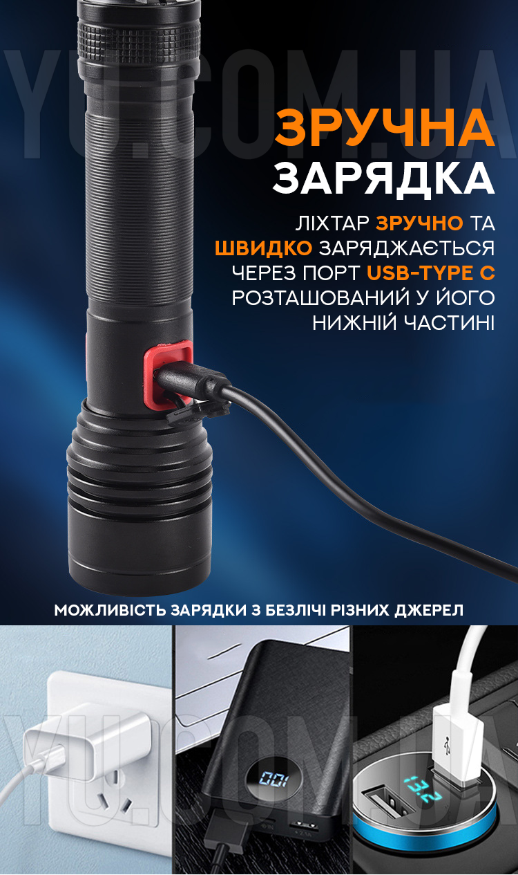 Компактний ручний ліхтарик BL P02-P50 Компактний ручний ліхтарик BL P02-P50
